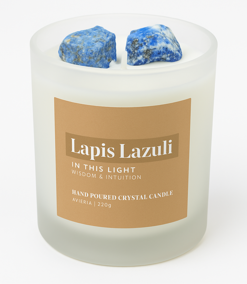 Lapis Lazuli Candle