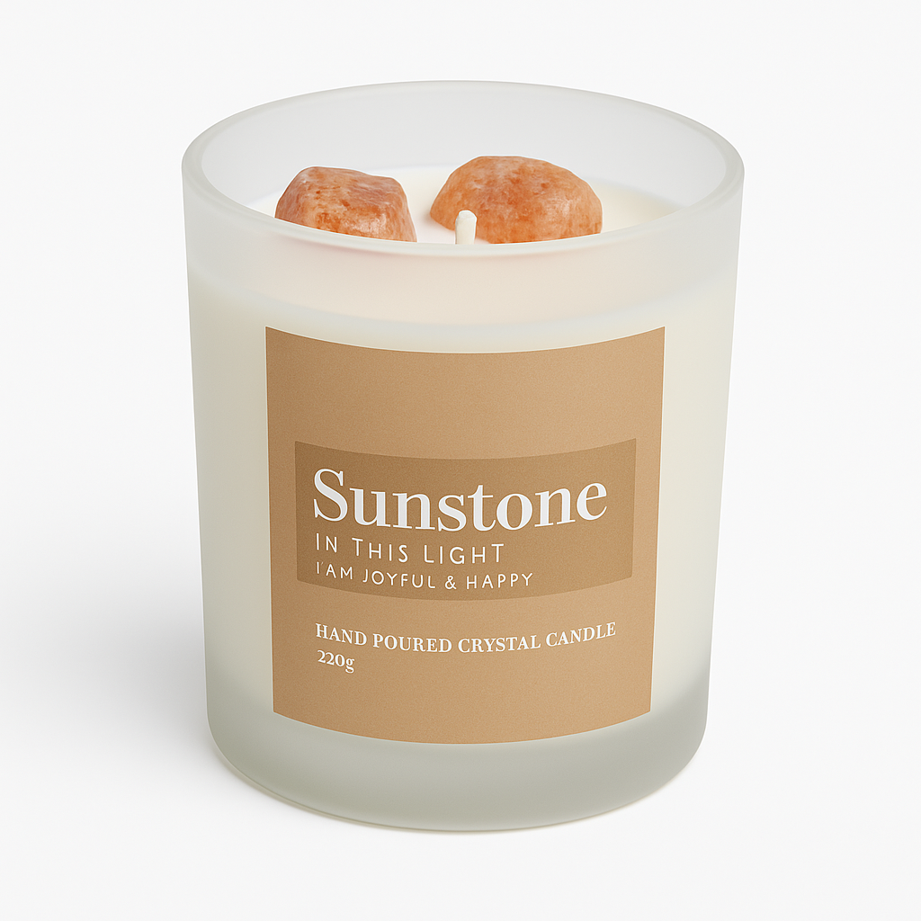 Sunstone candle