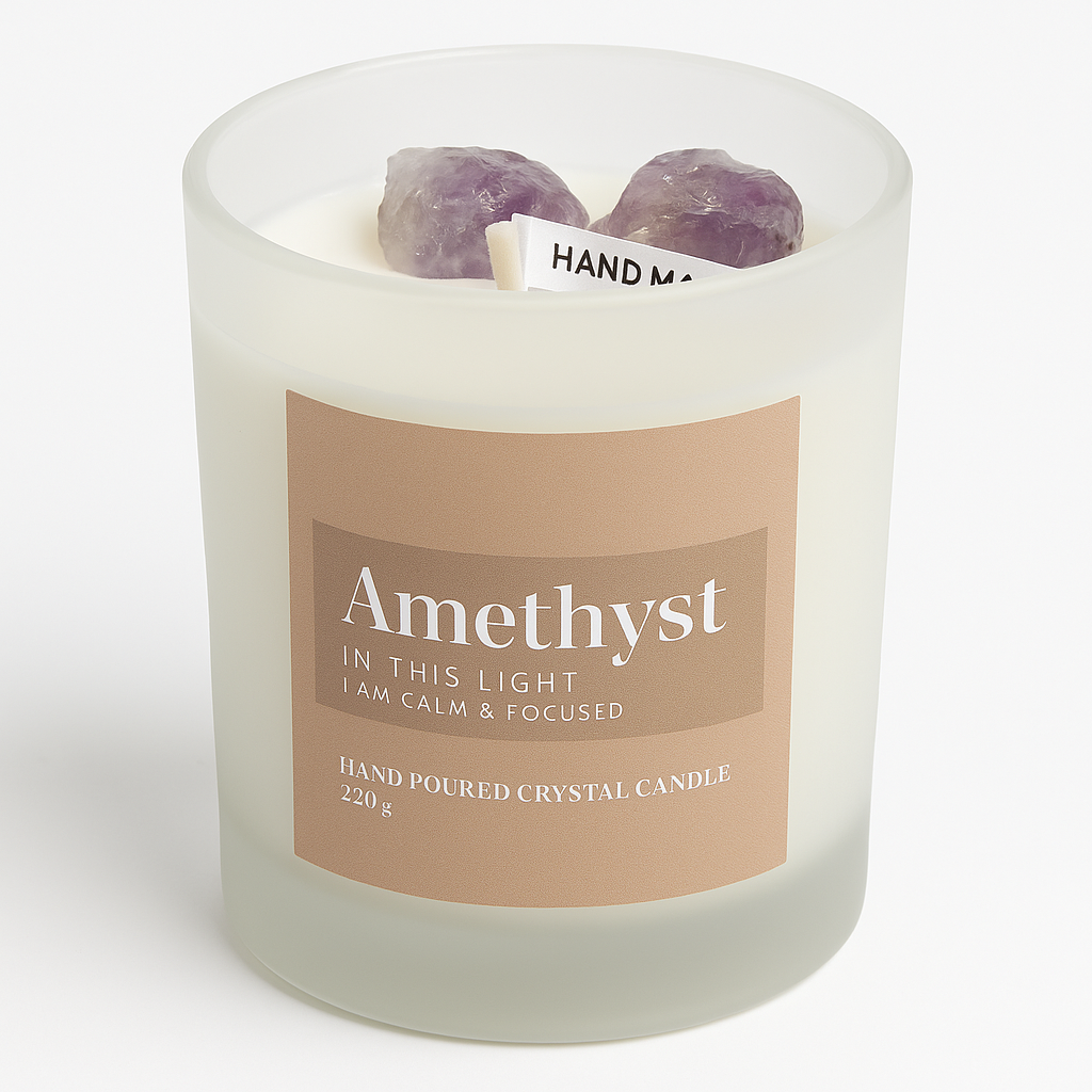 Amethyst Candle
