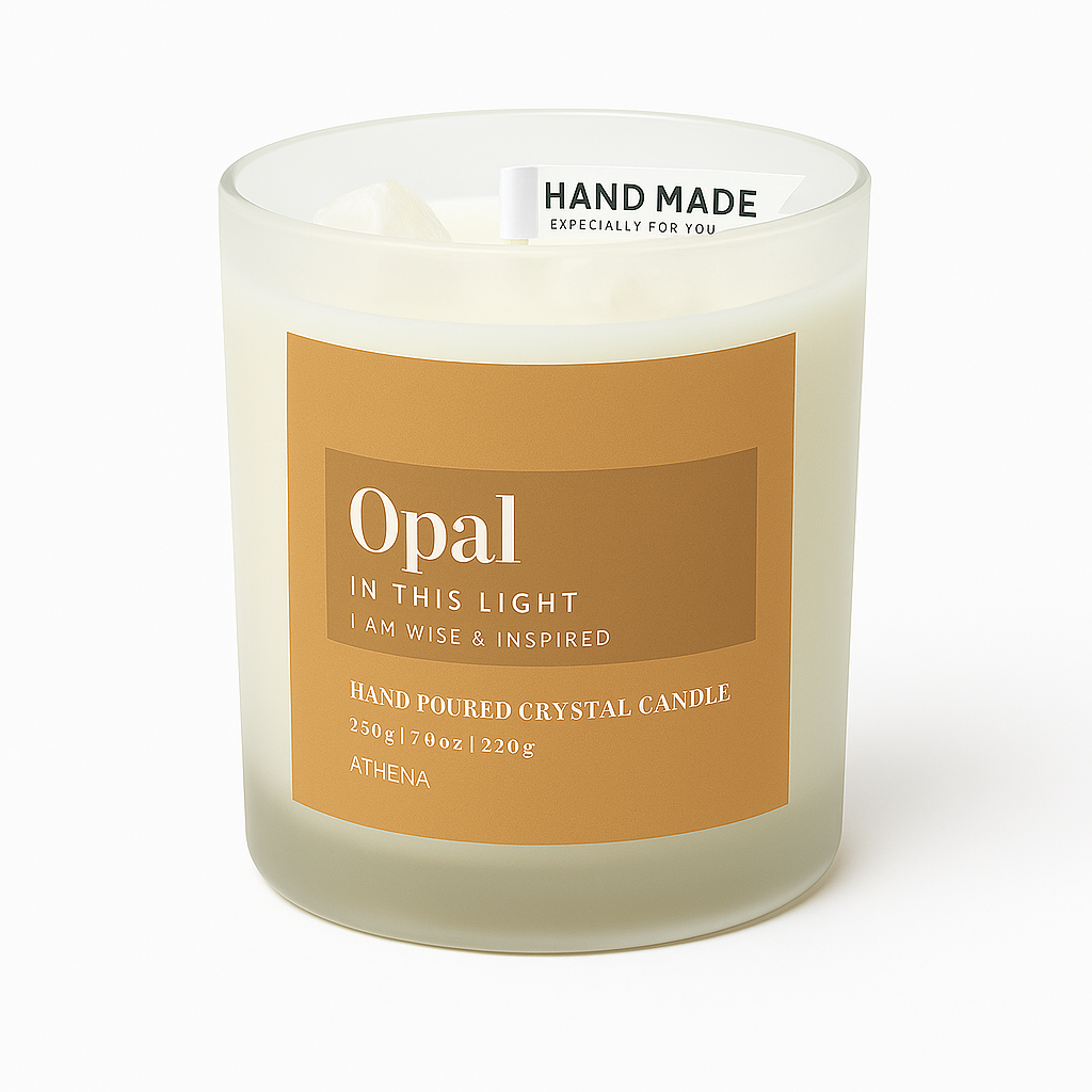 White Opal candle
