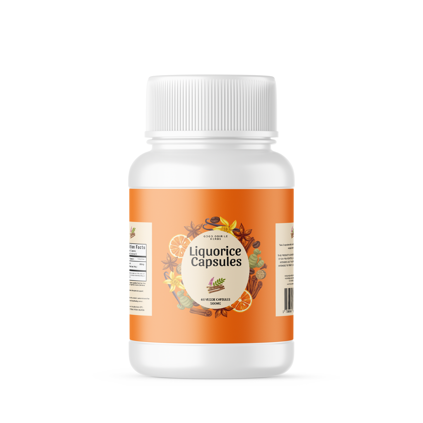 Gogo Odirile Liquorice Root Powder 60 Capsules (500MG)