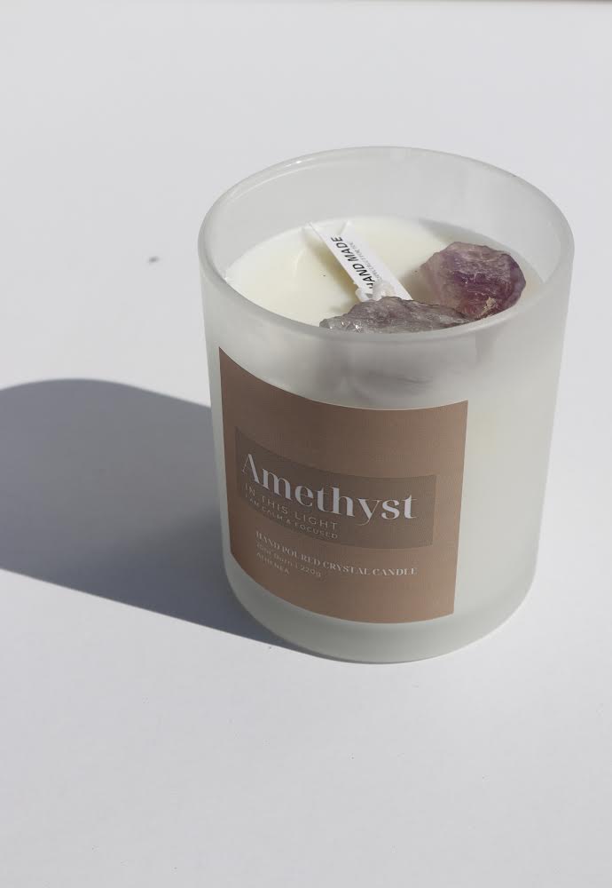 Amethyst Candle