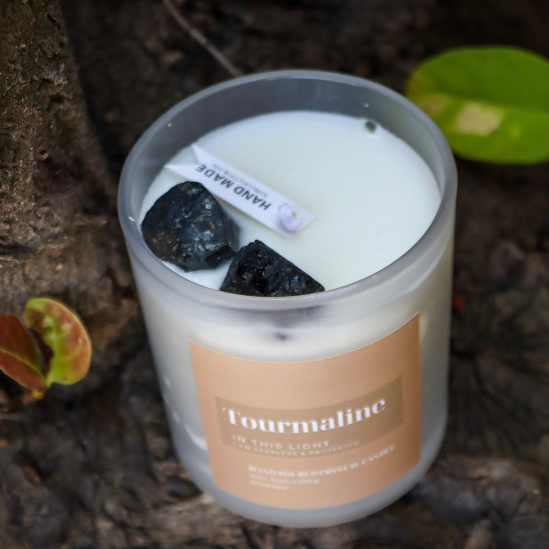 Black Tourmaline candle