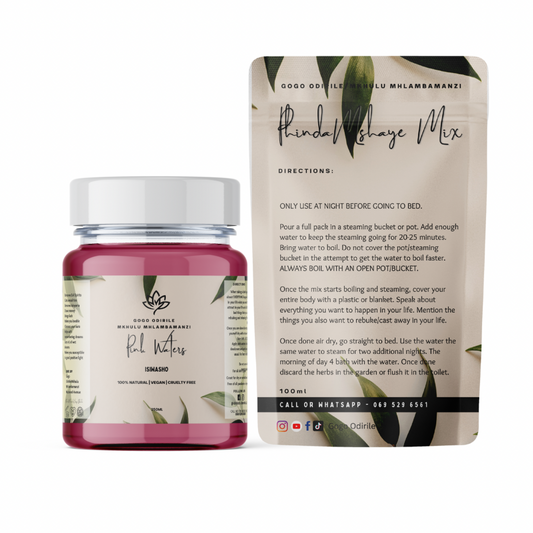 Pink Waters & Phindamshaye Mix (Cleanse and Remove Heavy Energies )
