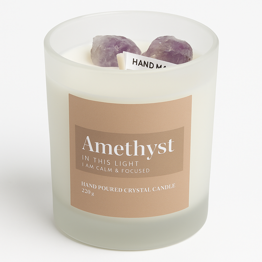 Amethyst Candle