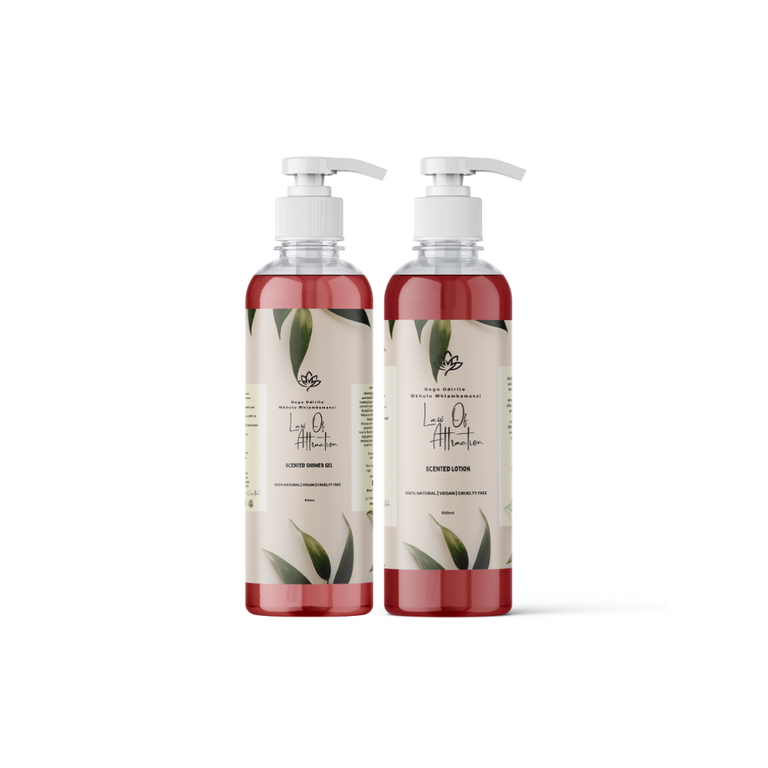 Law Of Attraction Shower Gel & Lotion Combo