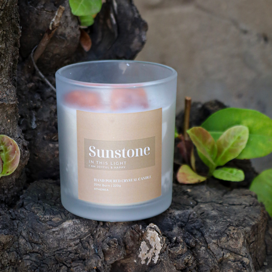 Sunstone candle